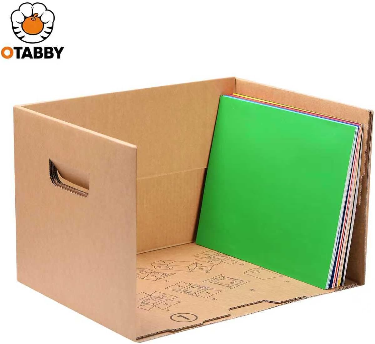 Archival Storage Boxes (8-Pack) - Extra Strong 3-Ply Side Walls, Heavy-Duty Kraft Board, Ready-To-Assemble with Handles and Lids for Files and Photo Storage, Legal/Letter Size 12x16x10 Inches