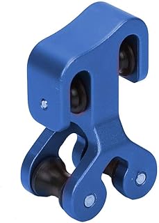 Keenso Diapositiva del Cable de Tiro con, Bloque de Deslizamiento de Cuerda de de Aleación de Aluminio, para Obras en Arcos