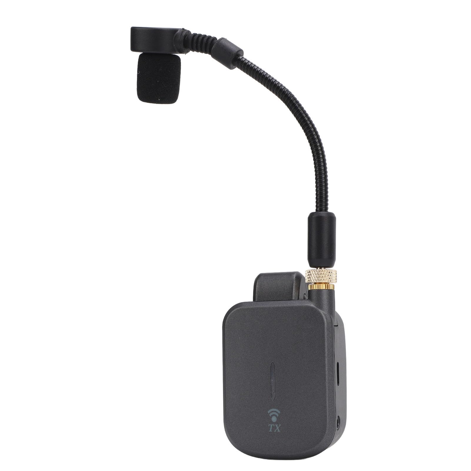 Acouto Rechargeable Saxophone Microphone System with Transmitter Receiver Set for Wind Instruments Performance