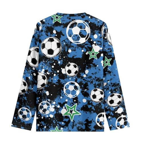 HUIACONG Children Crewneck Shirt for Boys Girls Long Sleeve Tee Shirt for Kids2