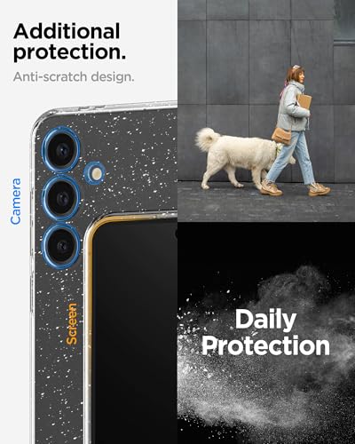 Spigen Liquid Crystal Glitter Designed for Galaxy S24 FE Case (2024) - Crystal Quartz - image 7