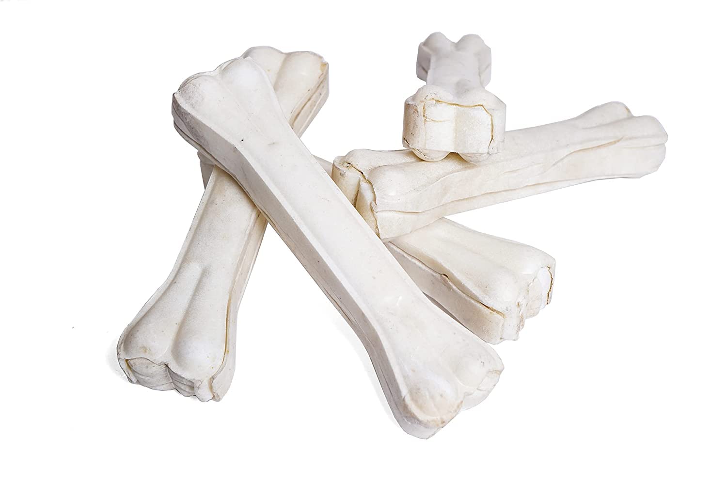 VIP Collection Rawhide Pressed Dog chew Bone Prevent Destructive Behavior Boredom Makes Teeth and Gums Healthy Long Lasting chew Bones (8 Inches Pack of 1kg) (B07SFWR6P2) Amazon Price History, Amazon Price Tracker