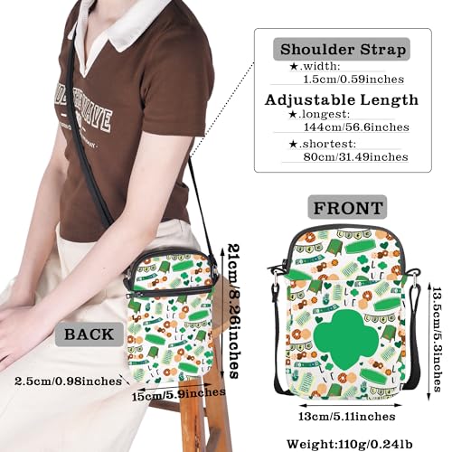 CMNIM S Troop Leader Gifts Girl Symbol Crossbody Bag Co-kie Dealer Boss Manager Adjustable Strap Phone Purse4
