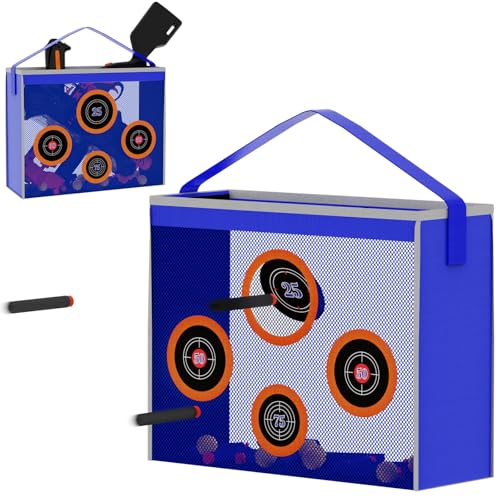 Foam Blasters Portable Practice Target Bag Storage Carry Target Pouch for Nerf Guns N-Strike Elite/Mega/Rival Series