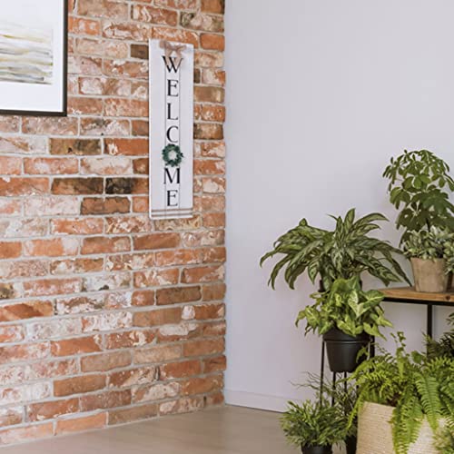 Zch Halloween Hanging Sign, Welcome Sign Can Be Hung, Vertical Wall Decor, Wooden Home Wall Decoration, For Front Door Porch Farmhouse Outdoor Indoor #TOP2