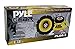 Pyle Car Three Way Speaker System - Pro 6.5 Inch 280 Watt 4 Ohm Mid Tweeter Component Audio Sound Speakers For Car Stereo w/ 40 Oz Magnet, 2.25” Mount Depth Fits Standard OEM - Pyle PLG6.3 (Pair),Yellow/Black