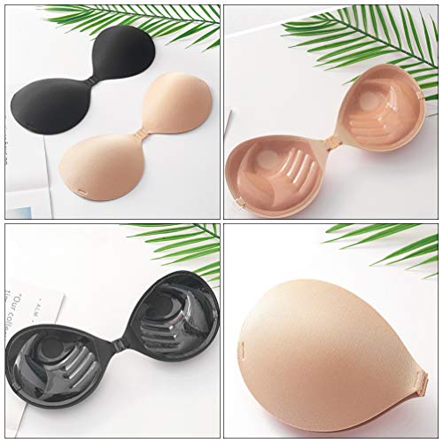 VALICLUD 2Pcs Adesivo Sutiã de Silicone Alças Invisível Push up Silicone Pegajoso No Peito Vestido d