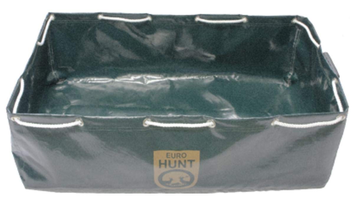 EURO HUNT Faltbare Wildwanne mit praktischen Griffen, 92 x 52,5 x 30cm, integrierter Clip-Verschluss, verstärkte Kanten, wasserabweisend und einfach zu reinigen