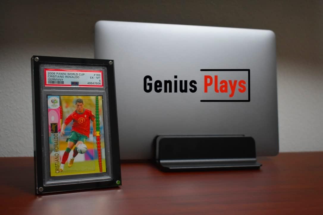 PSA & CGC Graded Card Display Frame & Stand - Wall Mountable, Clear Acrylic Case with Professional Look, Easy Assembly, for Sports & Trading Cards (3, PSA/CGC)