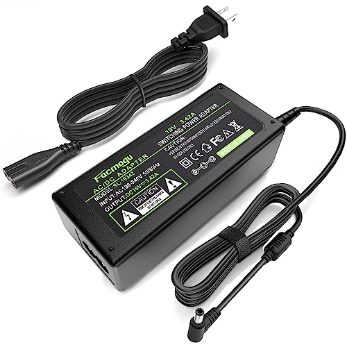 Facmogu DC 19V 3.42A Power Supply, 65 Watt 100-240V AC to DC 19Volt Transformers, Power Adaptor Converter 5.5x2.5mm DC Plug with 2.42m/ 7.94 feet Power Cord for Home Audio Bluetooth Stereo Receiver by Facmogu - Image 8