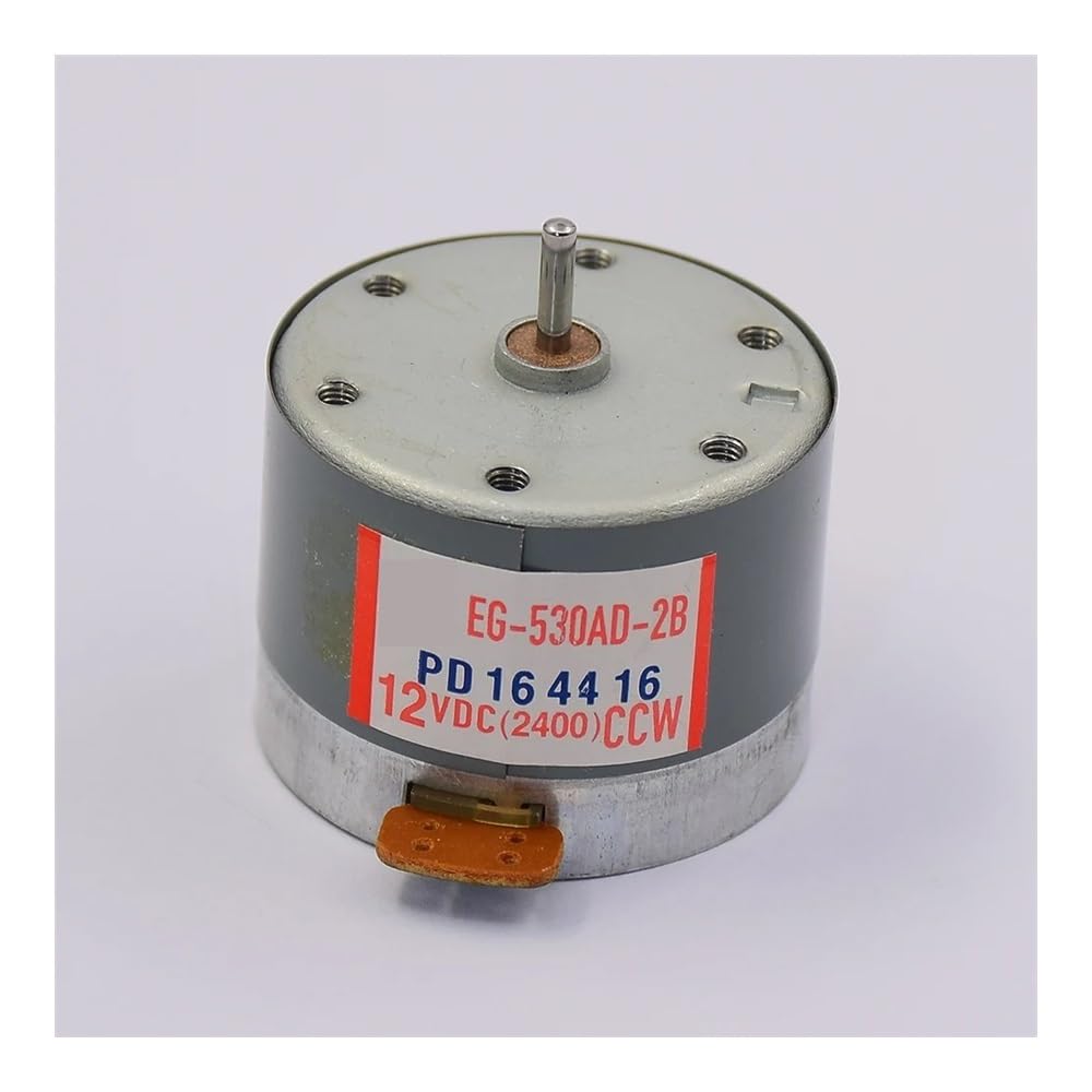 QWZTAEOZA EG-530AD-2B Mute 32mm Round Electronic Starter DC 12V 2400RPM Cassette Tape Deck Recorder Electronic Starter