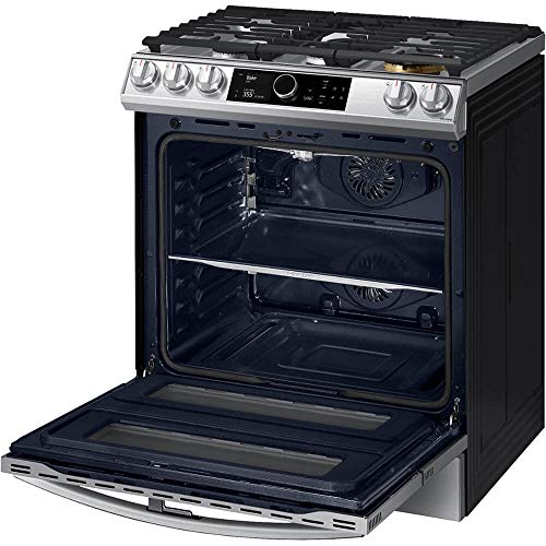 Samsung Nx60T8751Ss 6.0 Cu. Ft. Flex Duo Front Control Slide-In Gas Range #TOP3