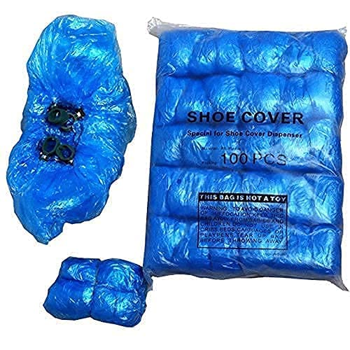 Image of Sky-Shoe Cover Refills, Shoe Covers with Clip for Shoe Cover Dispenser Machine- O Type Design, Blue) Pack of (1500)