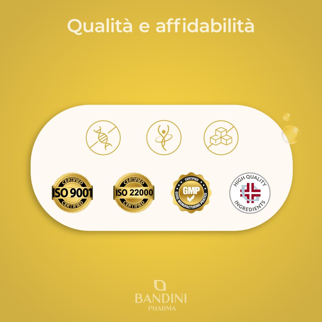 Bandini® Vitamina D 60.000 UI/mese 400 Compresse (+1 Anno), Difese Immunitarie, Salute di Ossa, Denti e Muscoli, Metabolismo del Calcio, 50 mcg di Colecalciferolo, Vitamin D3 Pura ad Alto Dosaggio