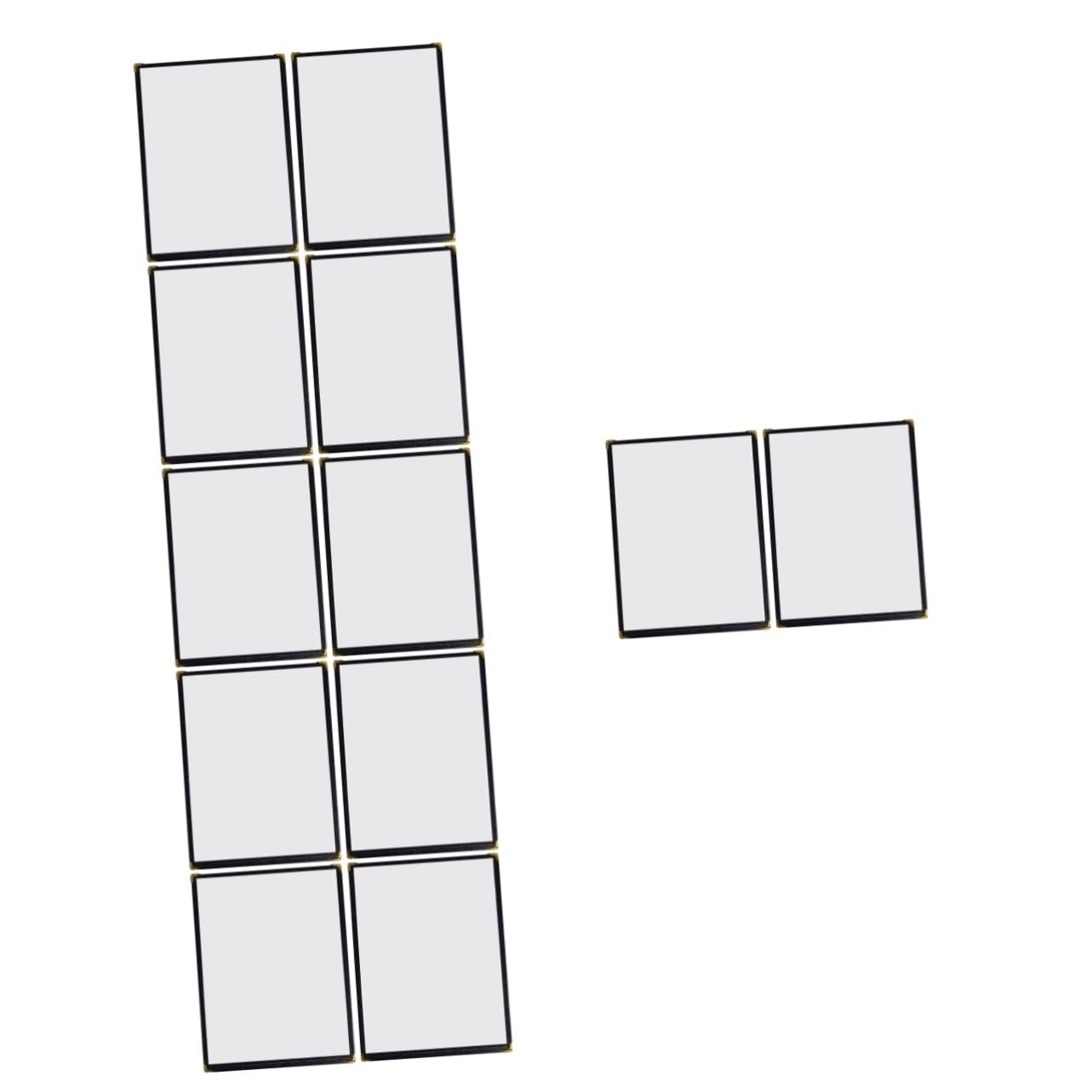 PRETYZOOM 6 Series Cubiertas Transparentes Para Menú Protector De Recetas Para Restaurantes Accesorio De Pvc Con Metálico Colocación Y Limpieza 2 Piezas X 6