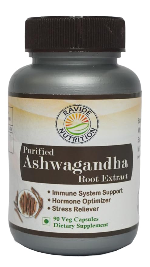 Ravide Nutrition - Ashwagandha | Purified Root Extract | Stress Relief | Enhances Strength | Capsules - 90 Count (B0CN3RVWKW) Amazon Price History, Amazon Price Tracker