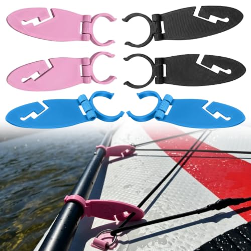 6PCS Paddle Board Clips Accessories for Kayak Canoe