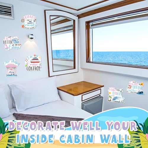Set de 6 imanes decorativos triangulares para puerta de crucero miniatura 6