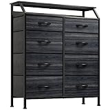 YITAHOME Fabric Dresser with 8 Drawers, Furniture Storage Tower Cabinet, Dresser for Bedroom, Living