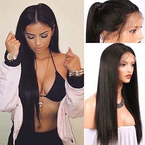Maxine 360 Lace Wig Straight Brazilian Virgin Hair 360 Lace Frontal Wig with Baby Hair 150 Density (14")