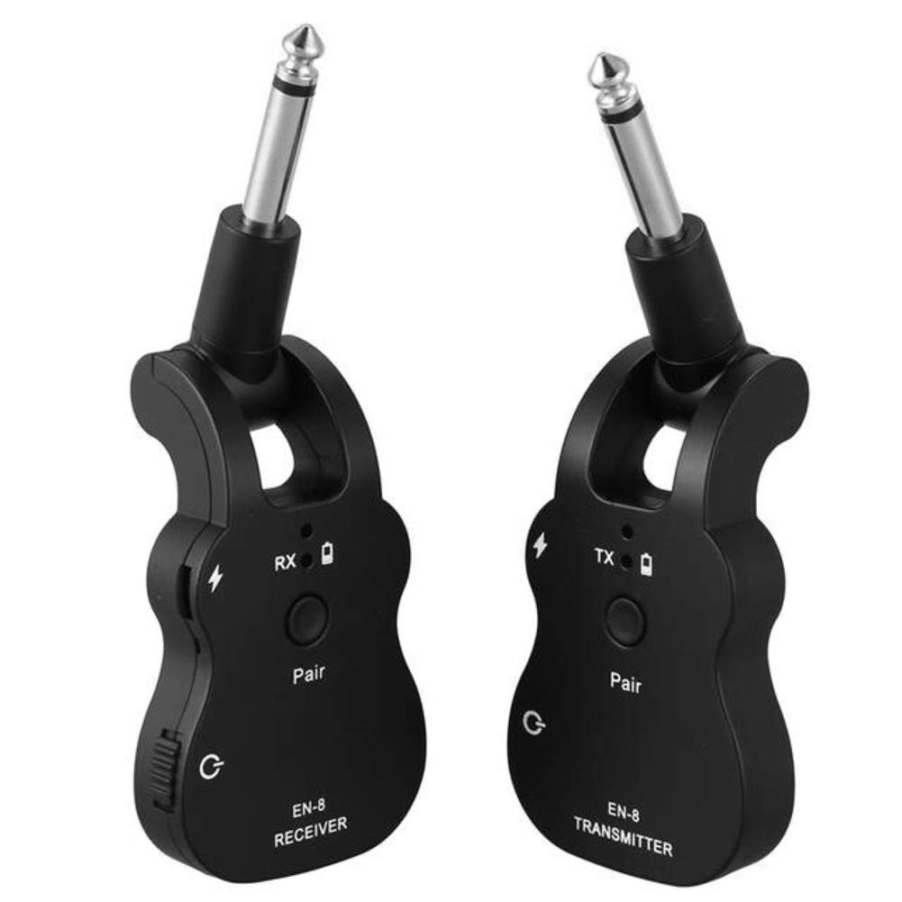 Wireless Guitar Transmitter Receiver System Wireless En-8 Guitar Parts USB Rechargeable