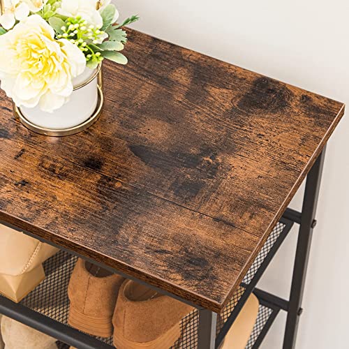 HOOBRO Schoenenrek met 8 niveaus, hoge schoenenplank, schoenenorganiser voor 21-28 paar schoenen, afneembare metalen… - Image 7