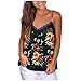 Produktbild Aploa Crop Tops Damen Sommer Sexy Ärmellose Tank Top Tunika Strand Baumwolle Einfarbig Oberteile Oberteil Damen Schulterfrei Basic Elegant Vest Mädchen Streetwear Damen Shirt(Schwarz.XXL)(Rot.L)