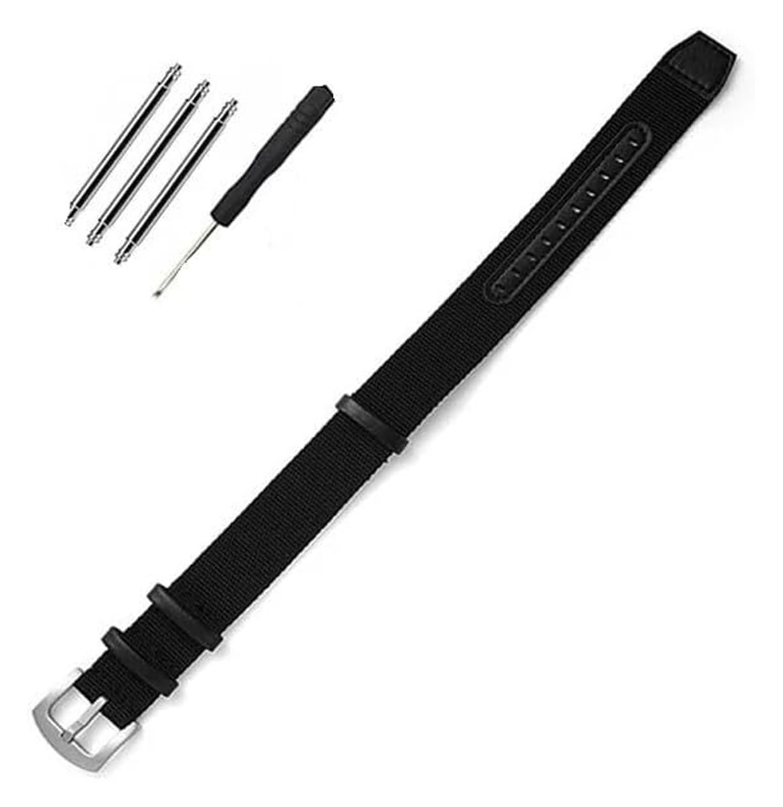 Remplacement du bracelet de la montre intelligente Bracelet de montre en nylon + cuir 20mm 22mm for hommes femmes Bracelet tressé Bracelet de remplacement Bracelet de montre de Sport accessoires nylon