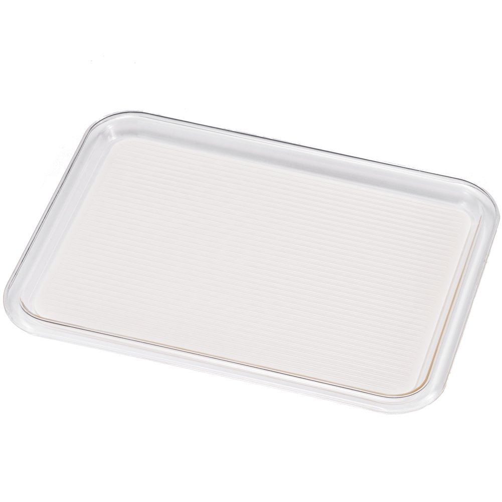Akebono Industrie Antidérapante Magic Meseta carré-XL – 385 x 308 mm Transparente/Blanco (1000) -MT