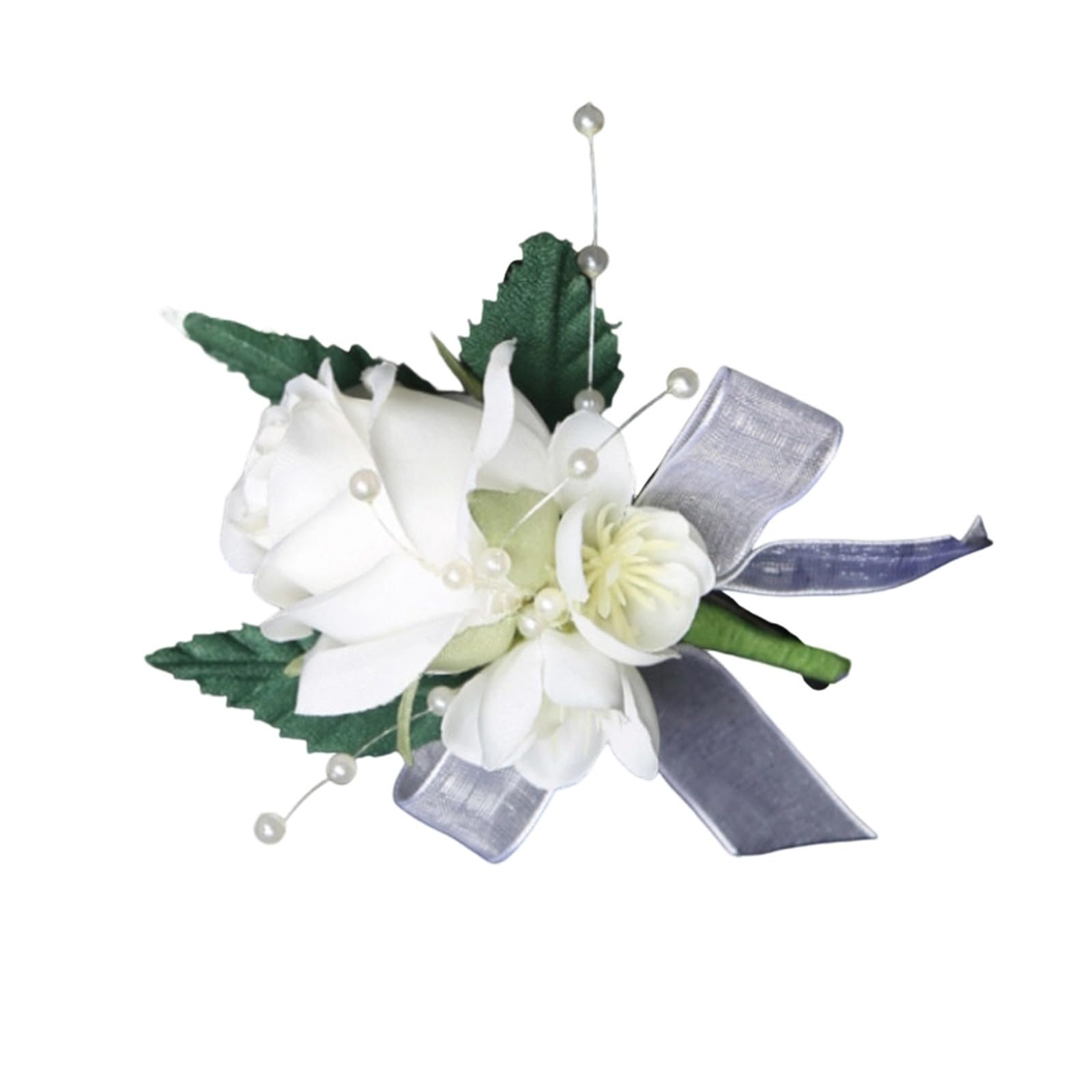 Zxfdsfdbnm Realistic Artificial Flower Boutonniere Chest Corsage for Wedding Ceremony Anniversary Prom and Formal Event Wedding