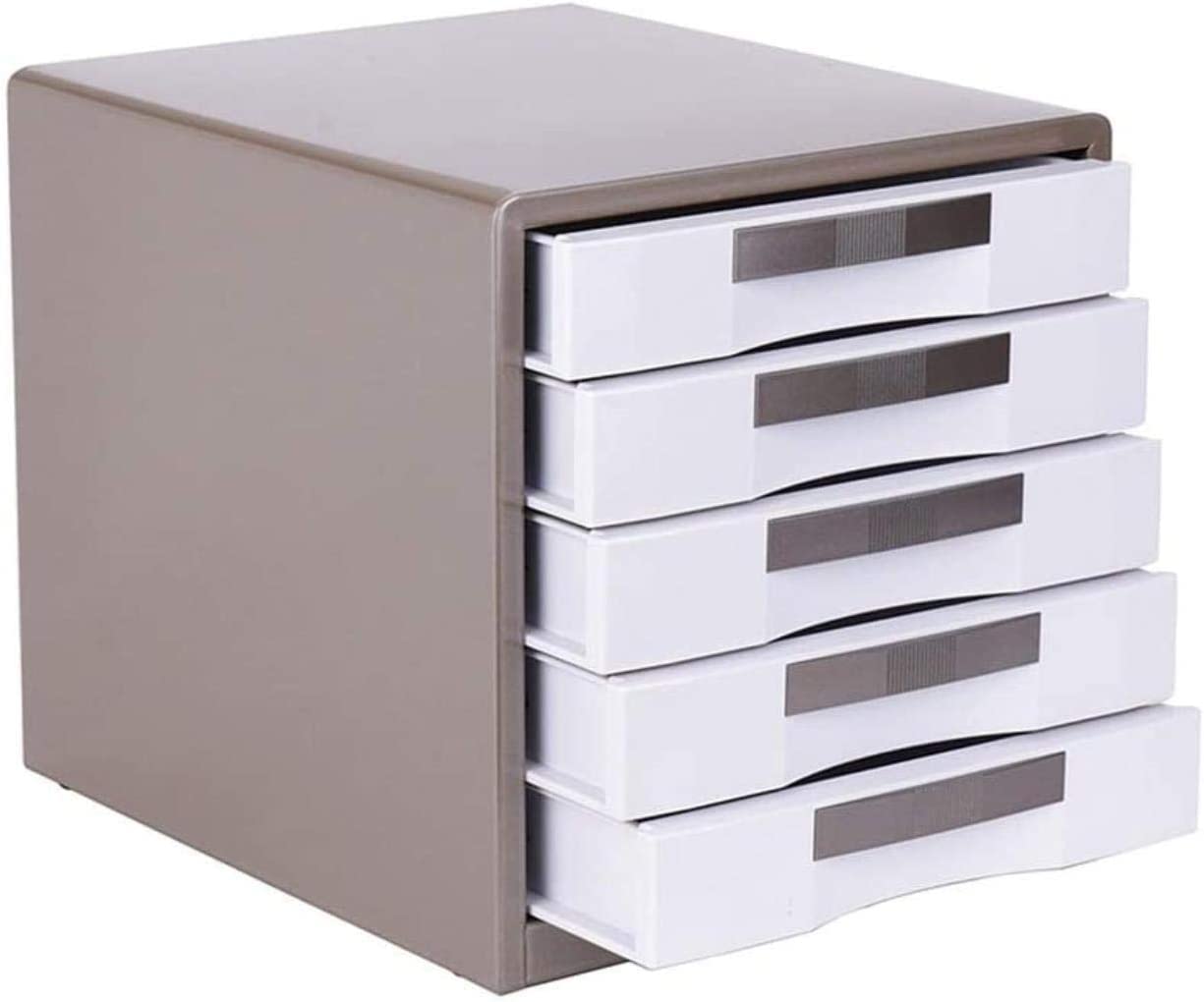 Archiviazione dei dati da scrivania in metallo a 5 strati bloccata e nizer perfetto per lo scaffale dei documenti e la libreria per l'archiviazione sicura dei documenti di Office Manager