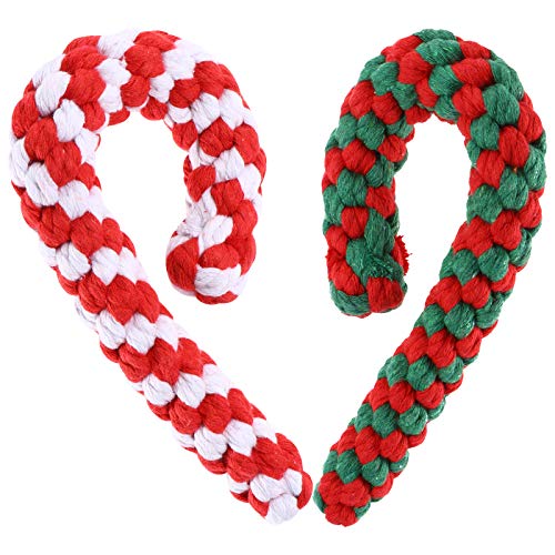 Brinquedo para cães de estimação - 2 peças de brinquedo molar para cães de mastigar corda de algodão