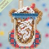 Kit includes all Mill Hill Glass Beads, Mill Hill Treasures, Mill Hill Perforated Paper, and floss needed to complete the stitched project Kit with complete instructions including cross stitch graph Stitched on Mill Hill 14 count Perforated Paper inc...
