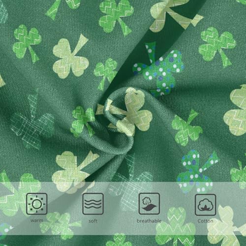 Little Girls' Soft Cotton Underwear Kids Breathable Comfort St Patrick's Day Shamrock Panties Briefs Toddler3