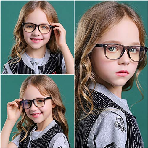 Dylb Kids Blue Light Blocking Glasses Girls Boys 2 Pack thumb #2