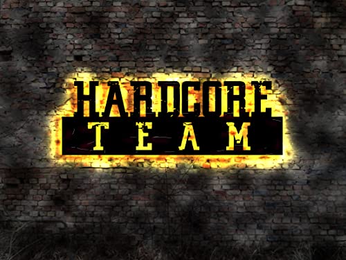 Écusson mural à LED Hardcore Team Core pour éclairer un coin gaming sombre