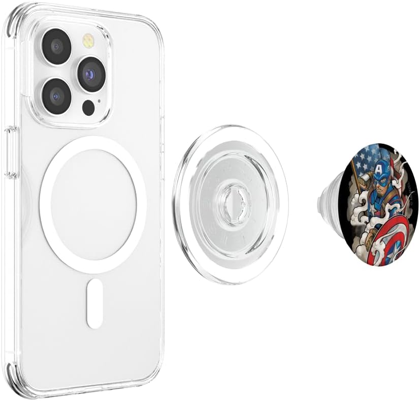 Marvel Captain America Steve Rogers PopSockets MagSafe PopGrip for iPhone