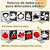 Perbabe Juguetes Bebés, 31 PCS Negro Blanco Libro Bebé Contraste Libros de Tela 0-12 Meses Juguetes Montessori con Negro Y Rojo Libros Blandos, Bebés Muñequera, Tummy Time Toys para Regalo De Bebé #2