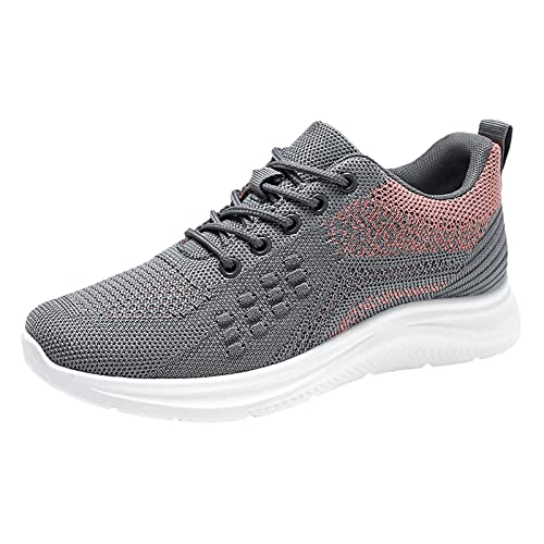 Zapatos para fascitis plantar para mujer, zapatos para caminar, zapatos deportivos casuales de verano, informales, huecos, transpirables, con suela plana, zapatos de suela suave, zapatos de correr