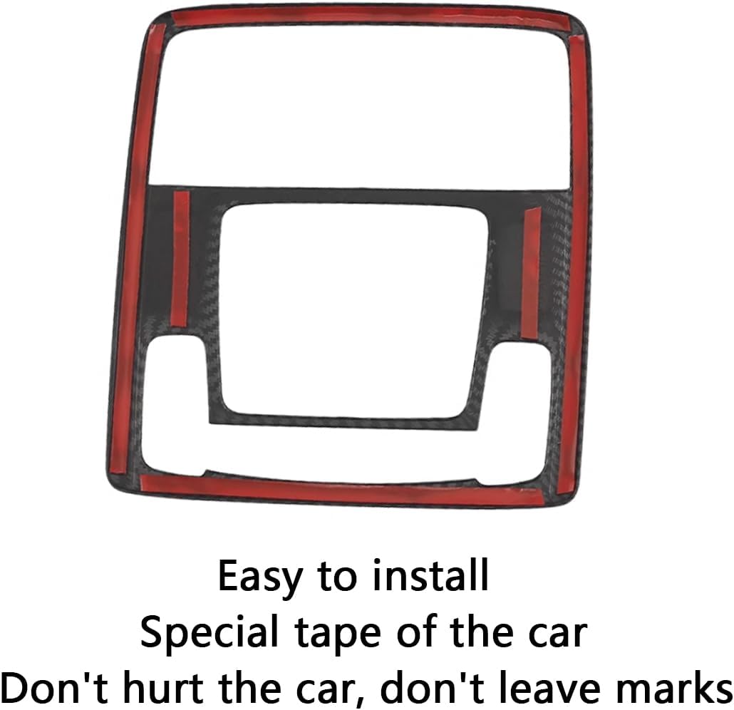 Car Accessories Fit for Honda CR-V CRV 2023 2024 Front Reading Lamp Frame Cover Trim (Carbon Fiber Style) ABS 2 PCS