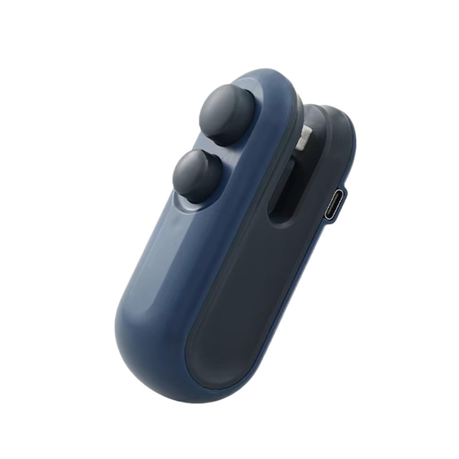 Mini máquina selladora de bolsas térmicas portátil for bolsas de plástico, ideal for snacks. Selladora de bolsas térmicas recargable 2 en 1 for paquetes de alimentos.(Blue)