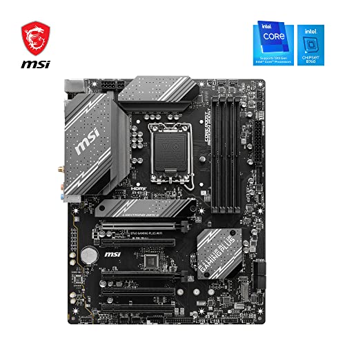 MSI B760 GAMING PLUS WIFI Motherboard, ATX, Supports Intel 14th, 13th & 12th Gen Core Processors, LGA 1700 - Image 2