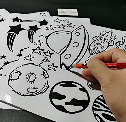 Vinilos decorativos espacio exterior para habitación infantil miniatura 6