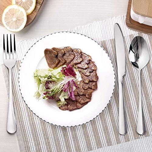 AckMond 20-Piece Stainless-Steel Cutlery Set Flatware Set Tableware Dinnerware Knife Fork Spoon, Service for 4
