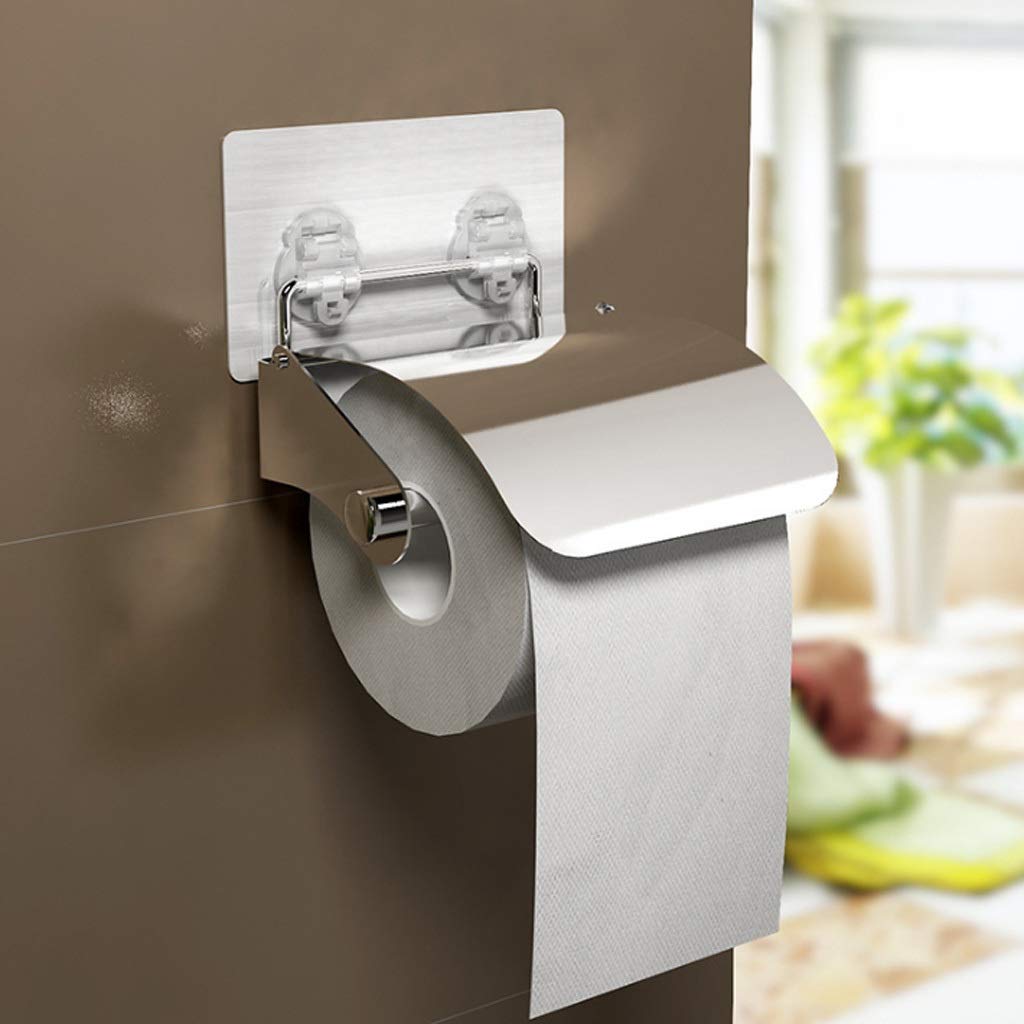 Amazon.co.jp: トイレットペーパーホルダー、粘着式トイレット