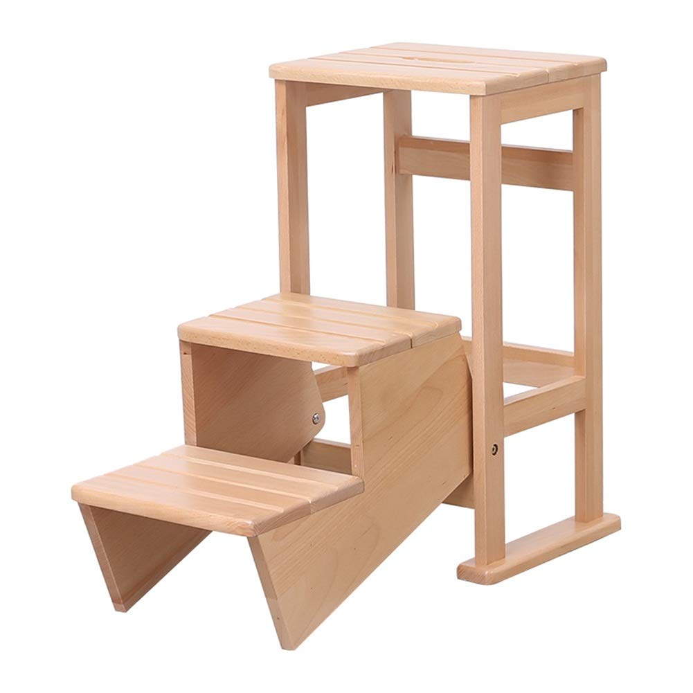 Repose-pieds de cuisine pliants LUNEZY 3 marches pour éviter les chutes