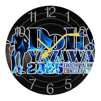 Amazon.co.jp: 掛け時計 置き掛け兼用 矢沢永吉 75 静音 ウォール
