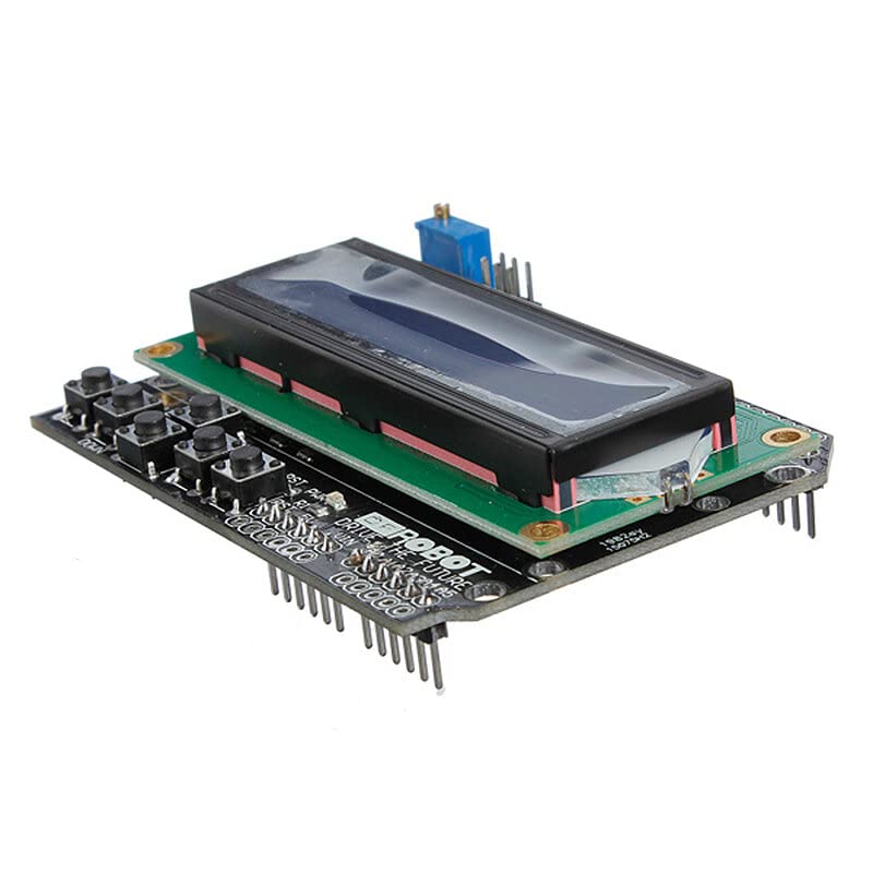 VIDOO Keypad Shield Retroilluminazione Blu per Scheda Robot LCD 1602 per Arduino-10pcs