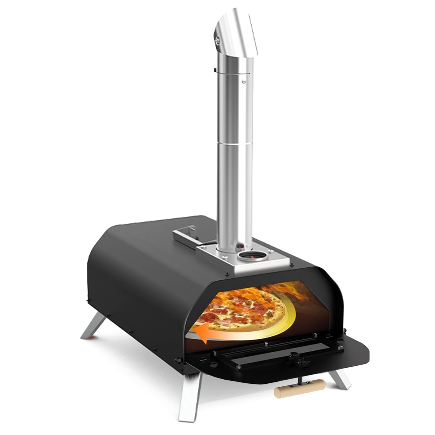 Forno ピザオーブン 最大400℃ 家庭用でも最大400℃で焼ける本格ピザオーブン | マイナビニュース
