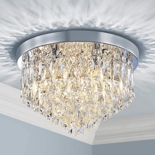 Plafonnier luminaire pour le salon Saint Mossi 21013 design cristal